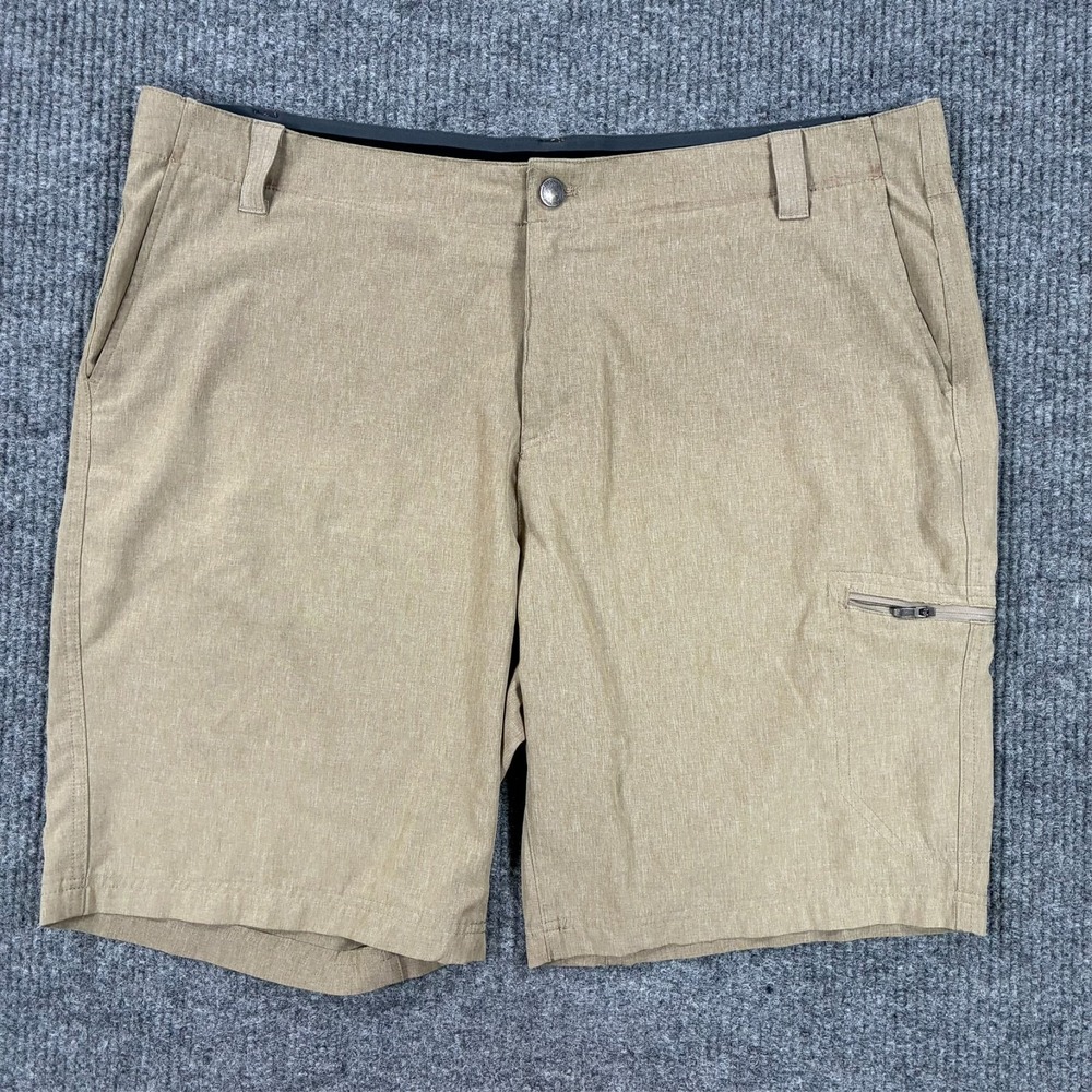 ZeroXposur‎ Travel Series Mens Cargo Shorts Size 40 Tan Performance Outdoor
